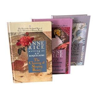 The Erotic Adventures of Sleeping Beauty Series Anne Rice Hard Cover First Ed.